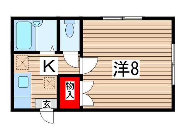 葛城ハイリビング壱番館の物件間取画像